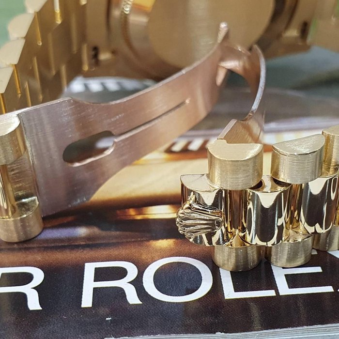 【大眾名錶】ROLEX 勞力士 18238 Day-Date 18K金 台AD 原面未翻寫 漸層藍十鑽面 經典紅蟳款 錶徑36mm G199-7