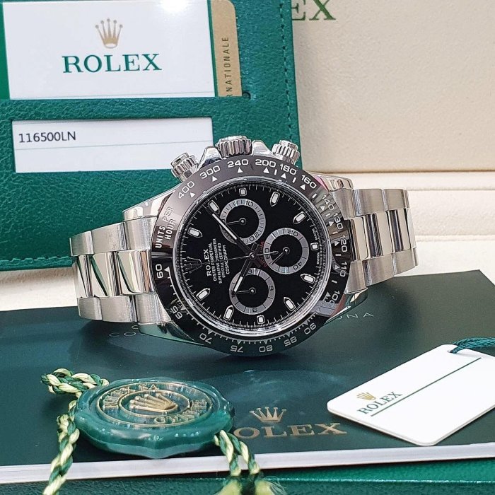 【大眾名錶】 ROLEX 勞力士 Daytona 116500LN 熱門絕版款 黑熊貓 2020/03 G203-2