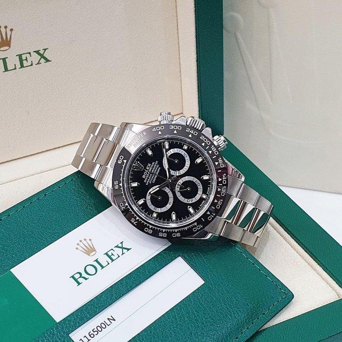 【大眾名錶】 ROLEX 勞力士 Daytona 116500LN 熱門絕版款 黑熊貓 2020/03 G203-4