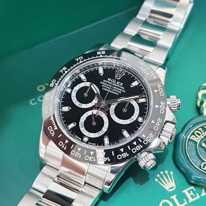 【大眾名錶】 ROLEX 勞力士 Daytona 116500LN 熱門絕版款 黑熊貓 2020/03 G203-8