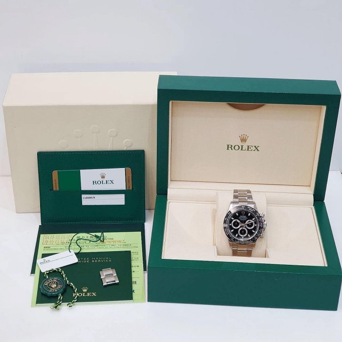 【大眾名錶】 ROLEX 勞力士 Daytona 116500LN 熱門絕版款 黑熊貓 2020/03 G203-9
