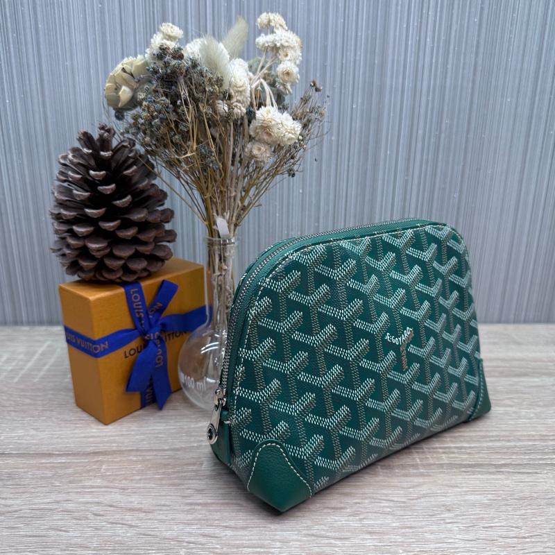 Goyard Vendôme Cosmetic Pouch綠色貝殼化妝包-2