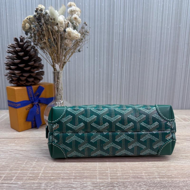 Goyard Vendôme Cosmetic Pouch綠色貝殼化妝包-4
