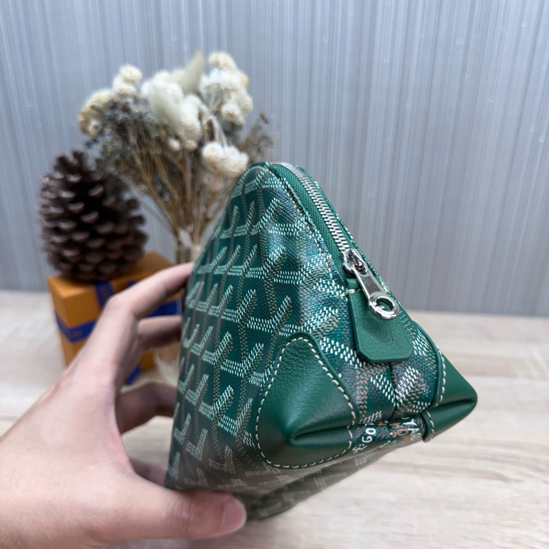 Goyard Vendôme Cosmetic Pouch綠色貝殼化妝包-5
