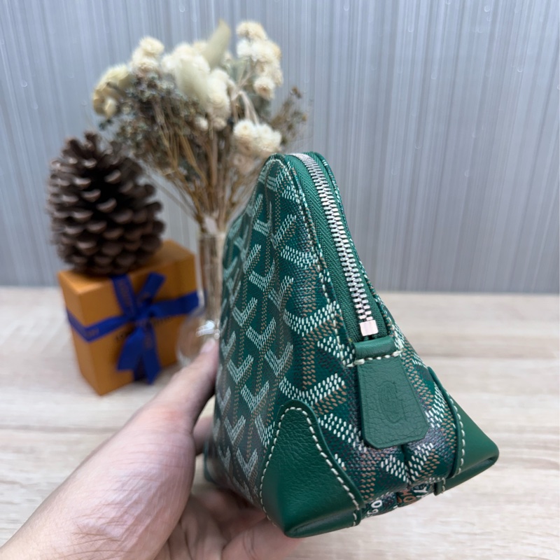 Goyard Vendôme Cosmetic Pouch綠色貝殼化妝包-6