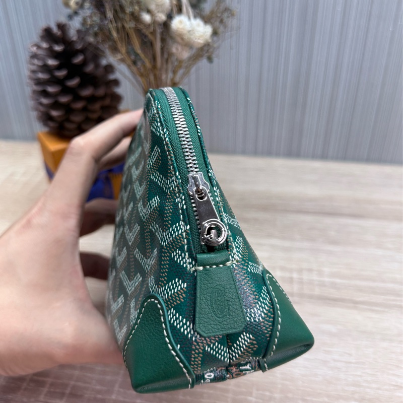Goyard Vendôme Cosmetic Pouch綠色貝殼化妝包-7