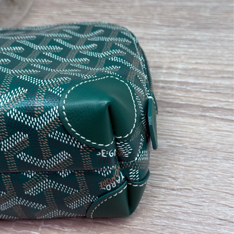Goyard Vendôme Cosmetic Pouch綠色貝殼化妝包-9