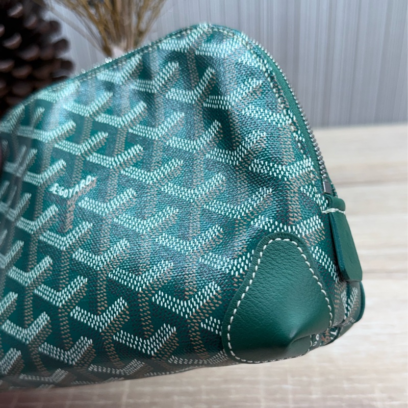 Goyard Vendôme Cosmetic Pouch綠色貝殼化妝包-15