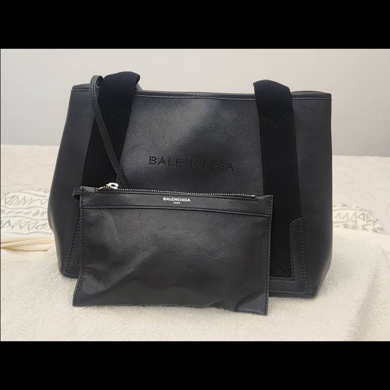 巴黎世家 子母皮革款 包況優. 18888帶回家-0