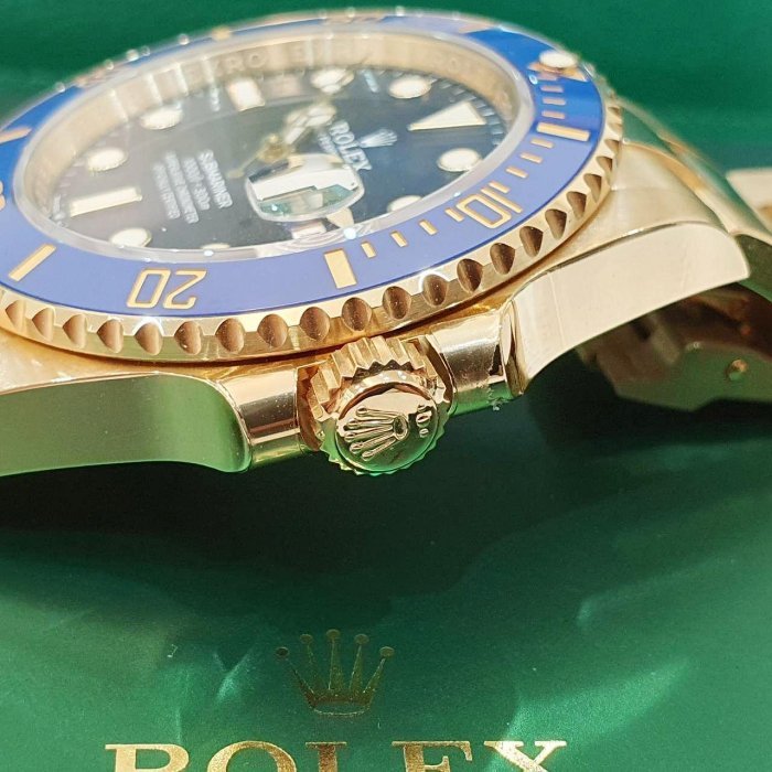【大眾名錶】ROLEX 勞力士 126618LB Submariner 2020/12綠卡新款潛航者 全金藍水鬼 錶徑41mm B1091-5