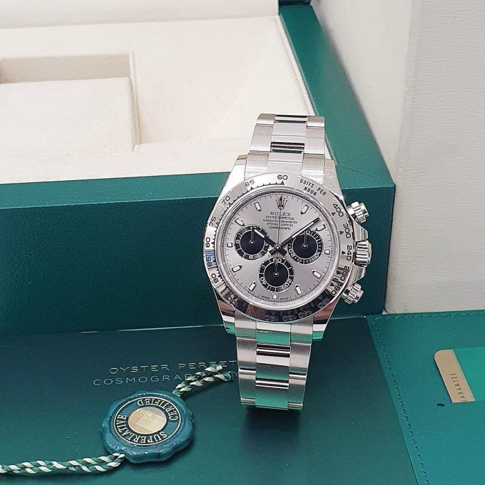 【大眾名錶】ROLEX勞力士 Daytona 116509 18K白金 2019/06 梁家輝 灰色面盤 錶徑40mm B1030-1