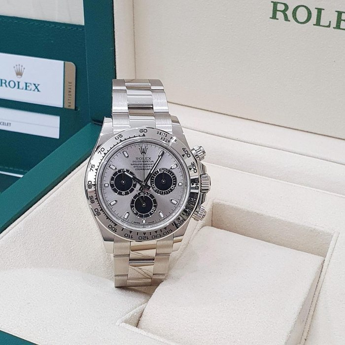 【大眾名錶】ROLEX勞力士 Daytona 116509 18K白金 2019/06 梁家輝 灰色面盤 錶徑40mm B1030-3