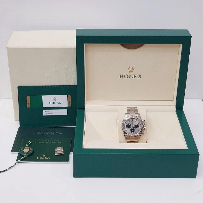 【大眾名錶】ROLEX勞力士 Daytona 116509 18K白金 2019/06 梁家輝 灰色面盤 錶徑40mm B1030-9