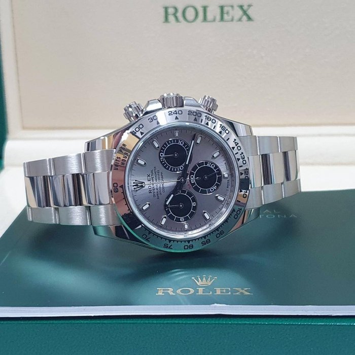 【大眾名錶】 ROLEX 勞力士116509 Daytona 18K白金 2021/04 熱門款 L1622-1