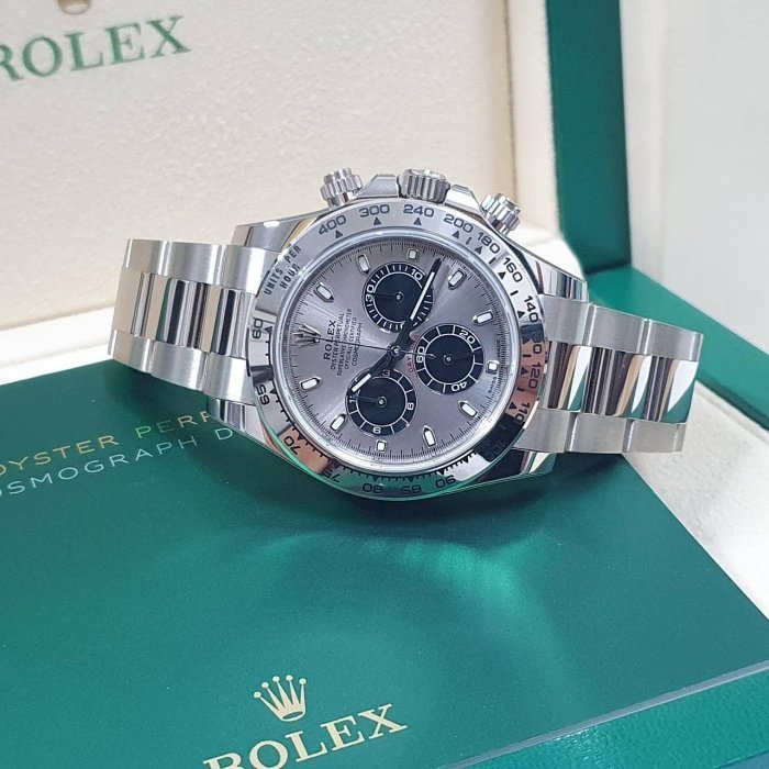 【大眾名錶】 ROLEX 勞力士116509 Daytona 18K白金 2021/04 熱門款 L1622-3