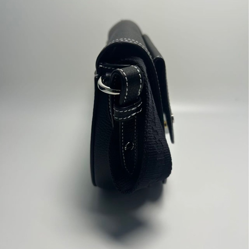 98新|Dior/迪奧 黑銀馬鞍包。-3