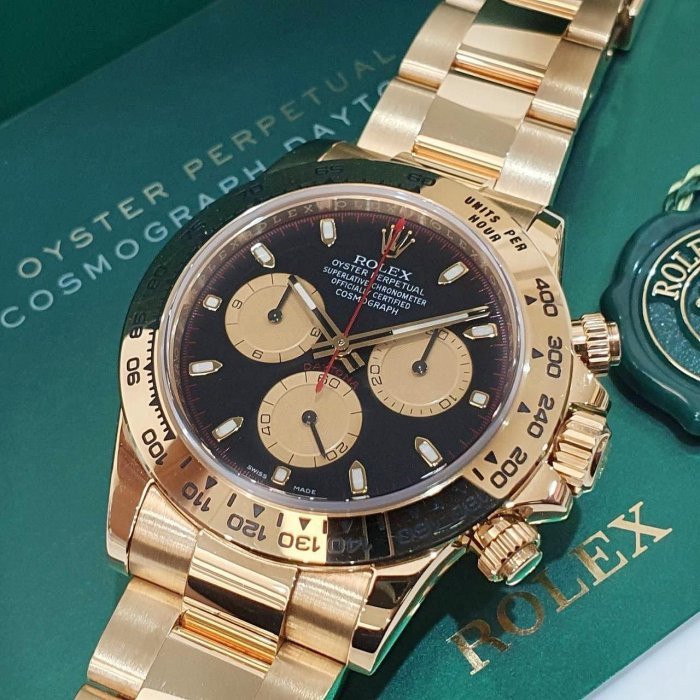 【大眾名錶】ROLEX勞力士 116508 Daytona 18K金 2017/07 大全套9.8成新 保羅紐曼面盤 絕版紅圈紅針 B1163-8