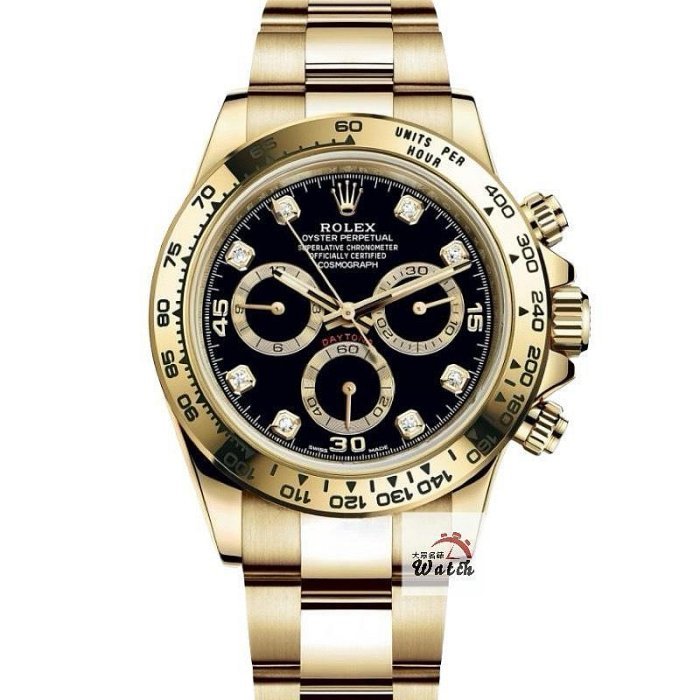 【大眾名錶】ROLEX勞力士 116508 Daytona 18K金 黑面八鑽面盤 2023/04全配 部分已貼膜 G211-0