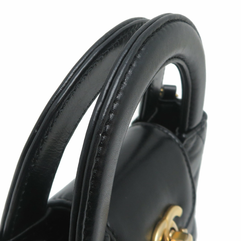 香奈兒鏈手拿包/肩背包 AP3435 小牛皮黑色-5