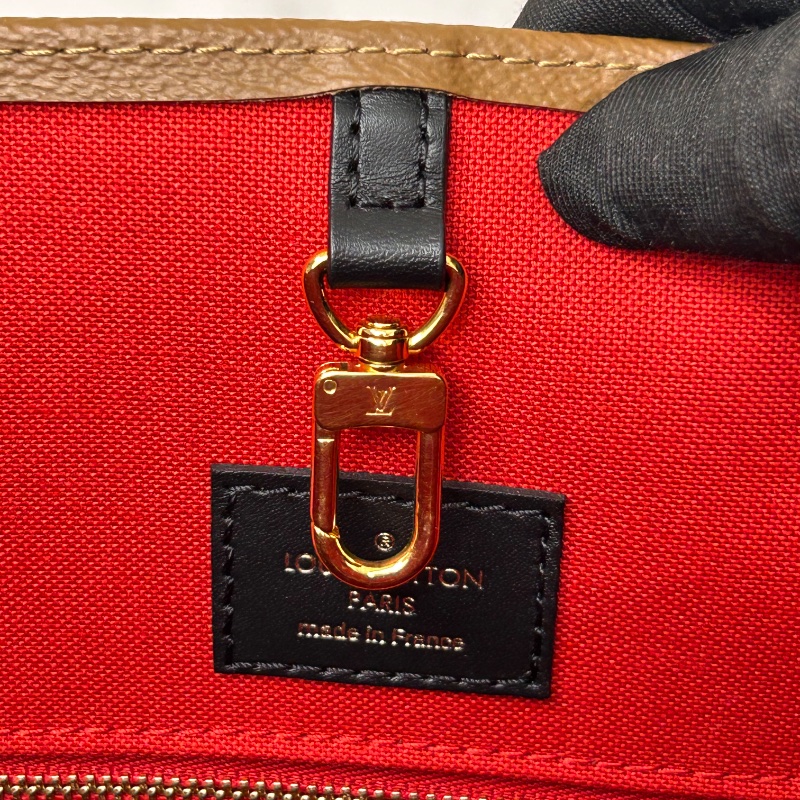 LV on the GO GM 老花大號手提包肩背包 晶片款-27