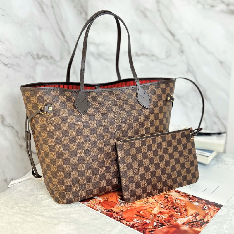 LV Neverfull MM 棋盤格中號 N41358 2023年-0