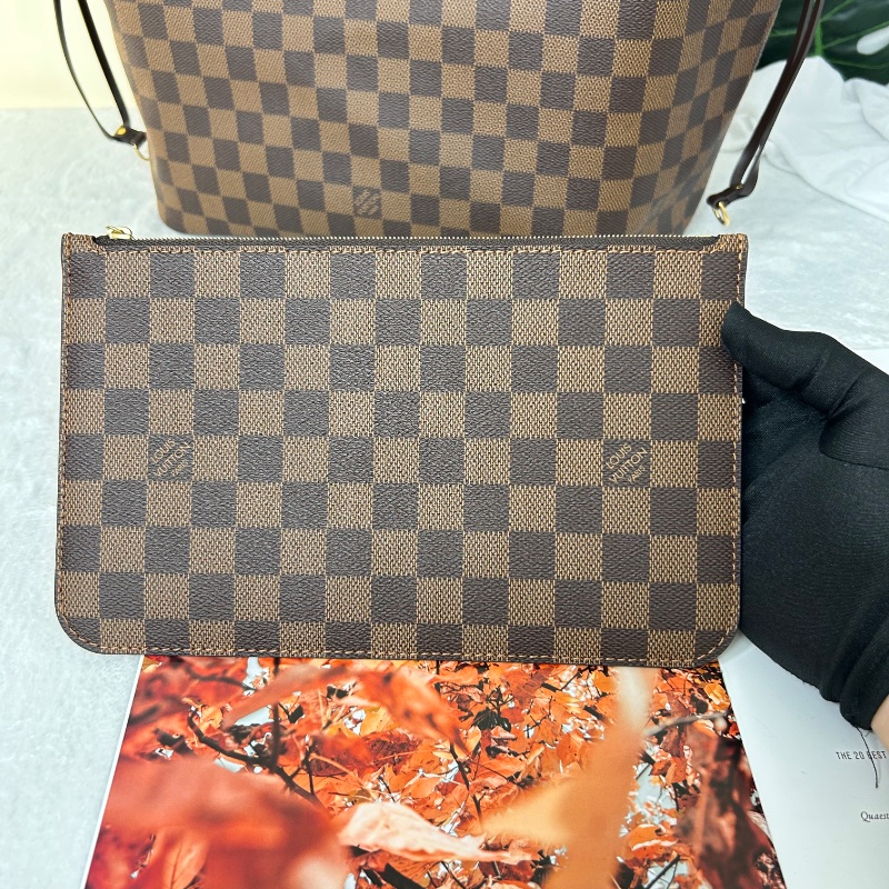 LV Neverfull MM 棋盤格中號 N41358 2023年-4