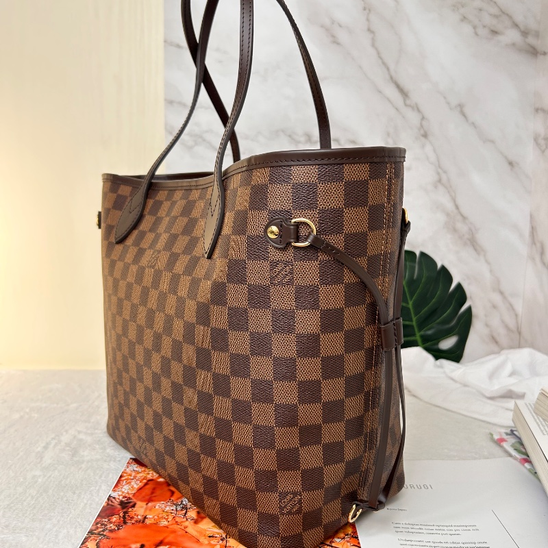 LV Neverfull MM 棋盤格中號 N41358 2023年-11