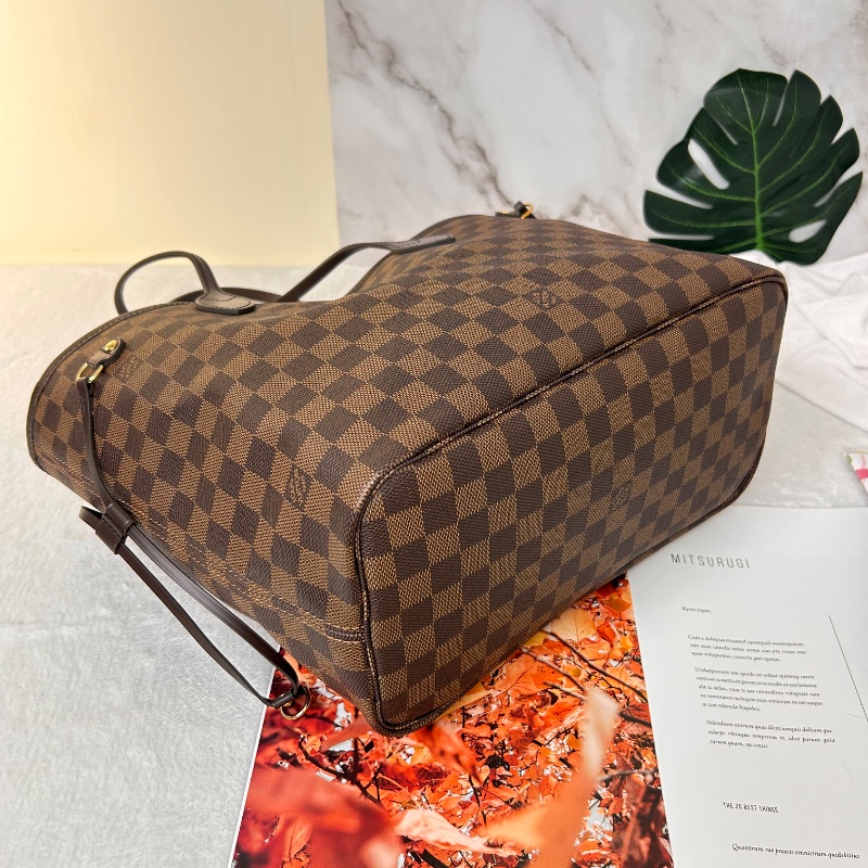 LV Neverfull MM 棋盤格中號 N41358 2023年-13