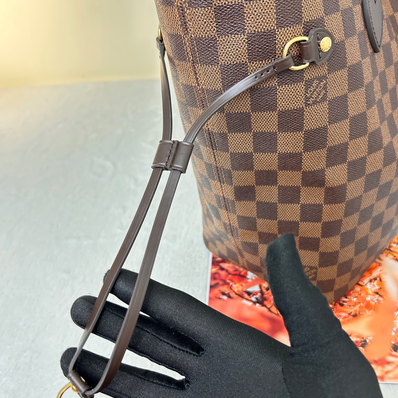 LV Neverfull MM 棋盤格中號 N41358 2023年-19