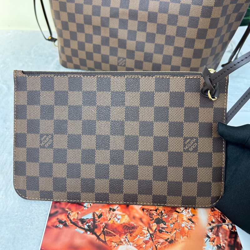 LV Neverfull MM 棋盤格中號 N41358 2023年-28