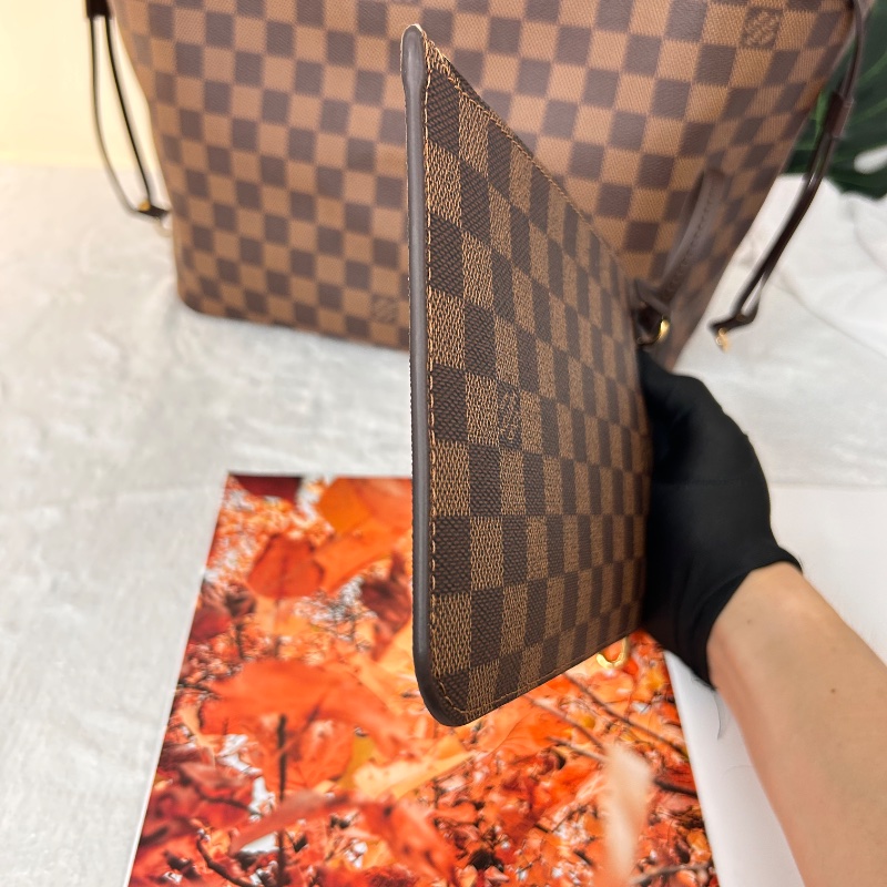LV Neverfull MM 棋盤格中號 N41358 2023年-29