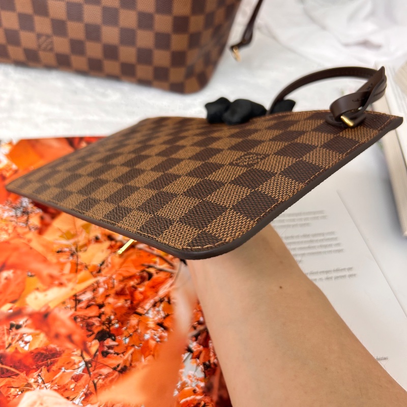 LV Neverfull MM 棋盤格中號 N41358 2023年-31