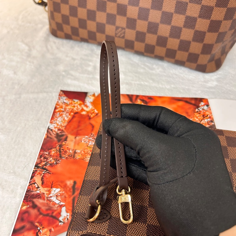 LV Neverfull MM 棋盤格中號 N41358 2023年-34