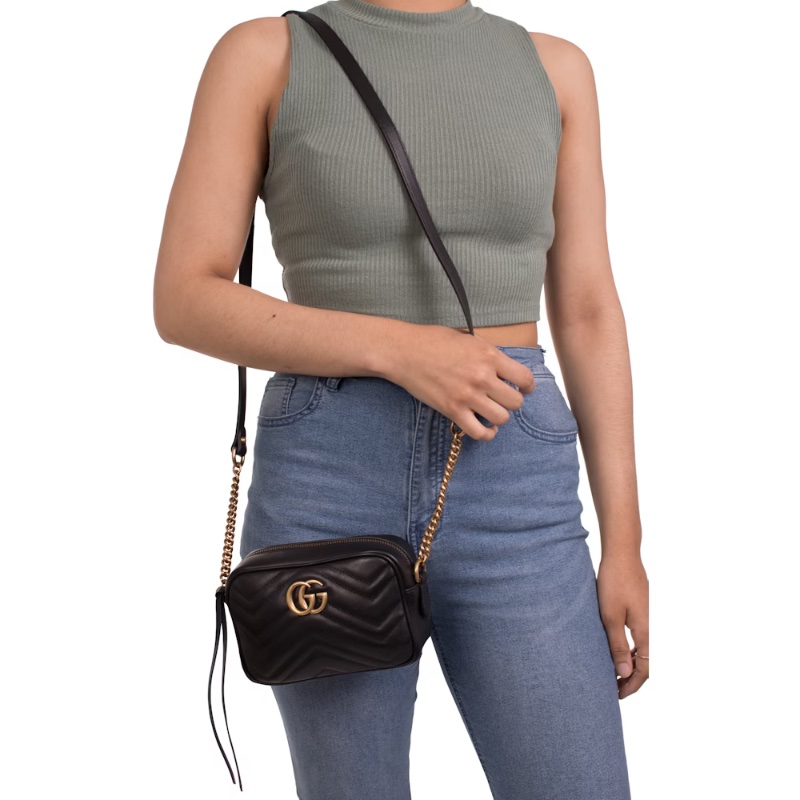 Gucci 雙 G Marmont 中號相機包-1