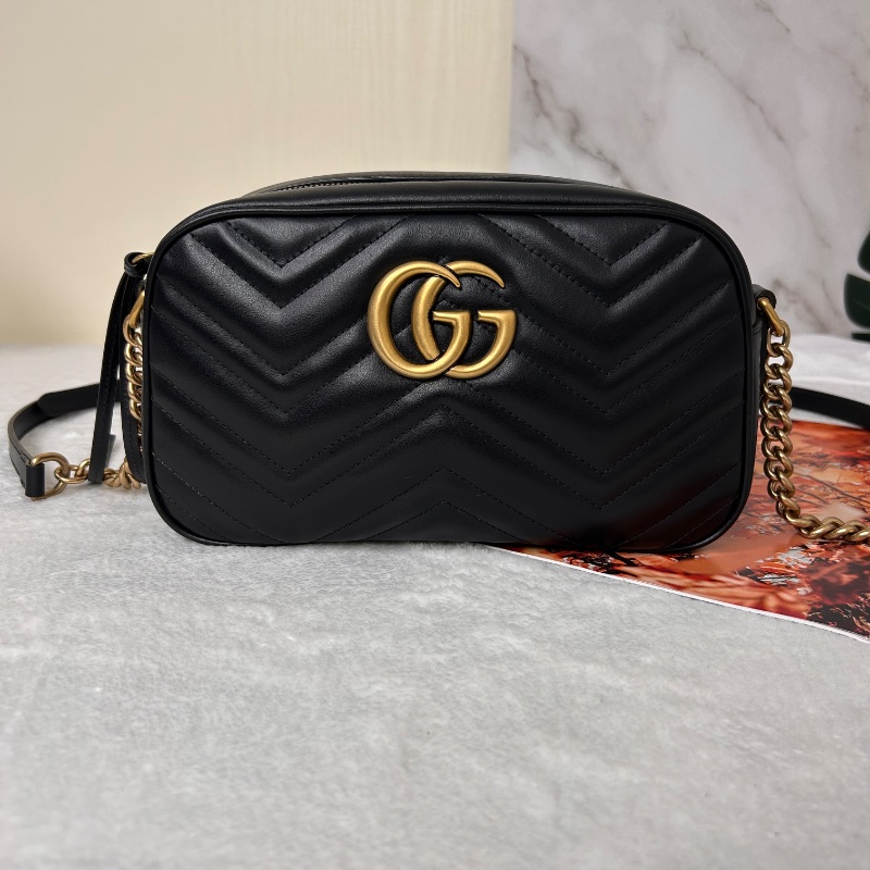 Gucci 雙 G Marmont 中號相機包-5