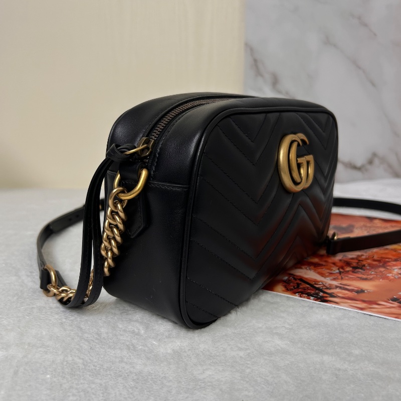 Gucci 雙 G Marmont 中號相機包-6