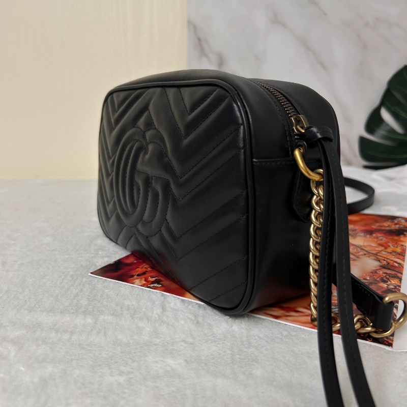 Gucci 雙 G Marmont 中號相機包-7