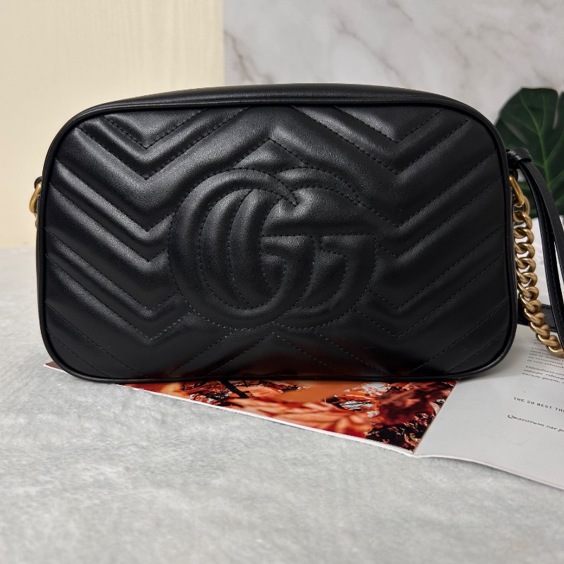 Gucci 雙 G Marmont 中號相機包-8