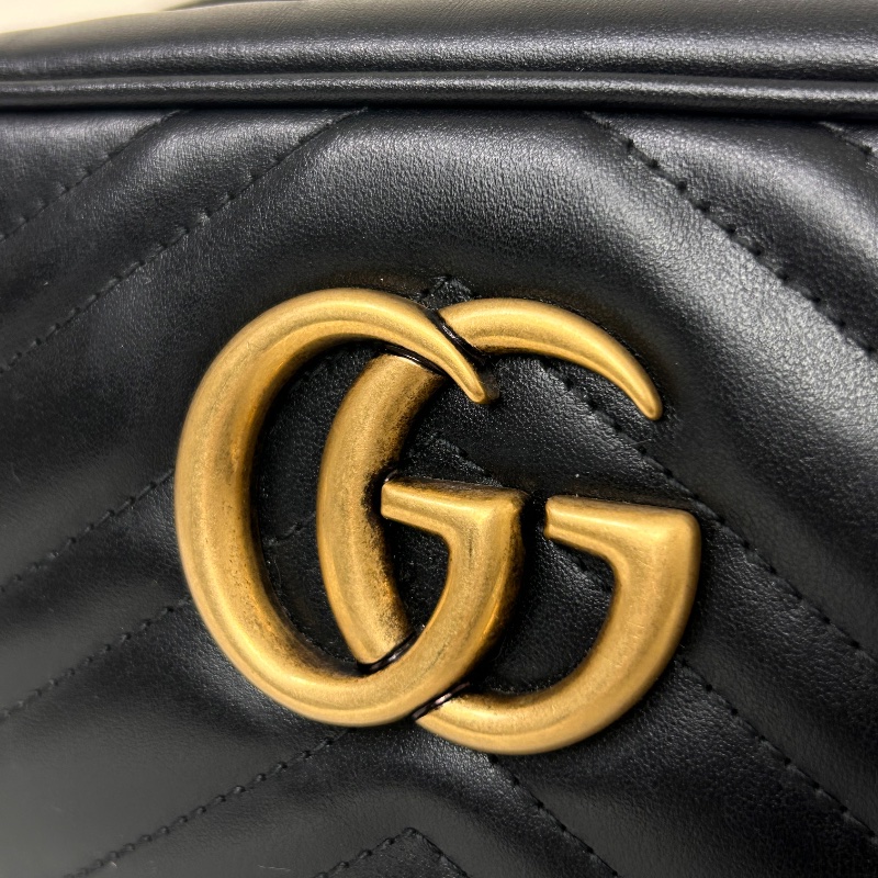 Gucci 雙 G Marmont 中號相機包-12