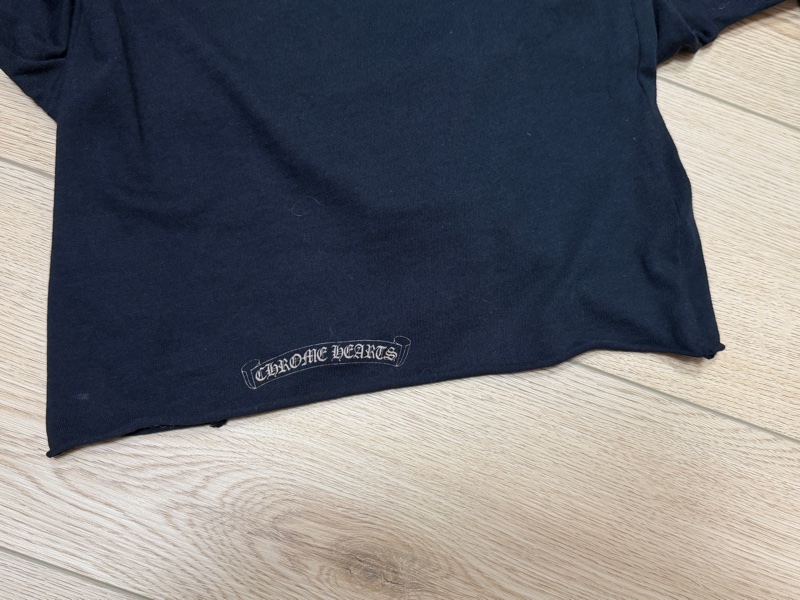 Chrome hearts 長袖上衣 貼身V領 女-14