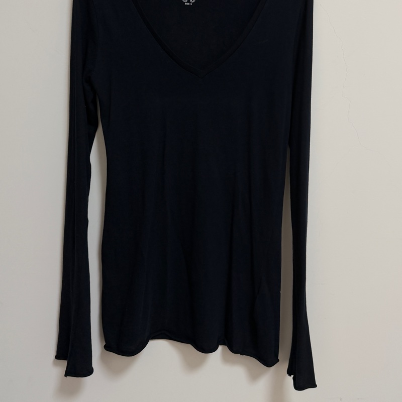 Chrome hearts 長袖上衣 貼身V領 女-18