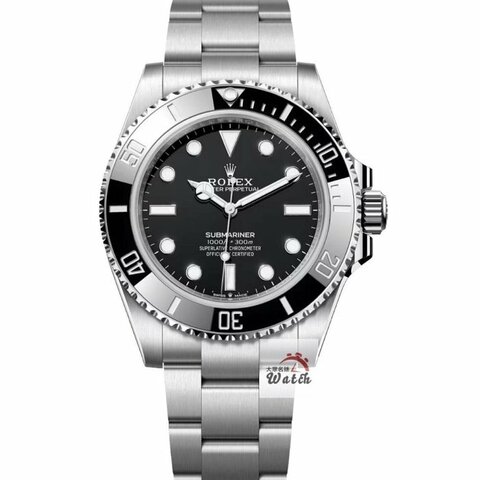 【大眾名錶】ROLEX 勞力士124060 Submariner 潛航者 2024/11 全配件 新款黑水鬼 無曆黑水鬼 部分貼膜 B1168