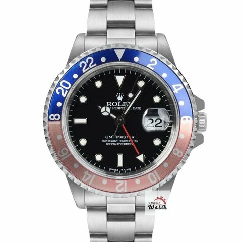 【大眾名錶】ROLEX 勞力士16700 GMT-Master老勞大全套 原況未整理 褪色紅藍圈 T25面盤 台灣AD B1220