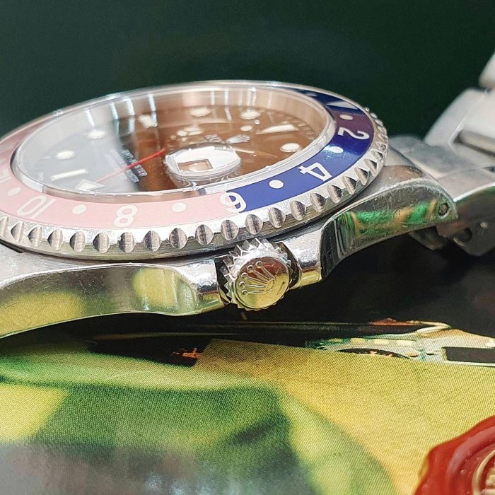 【大眾名錶】ROLEX 勞力士16700 GMT-Master老勞大全套 原況未整理 褪色紅藍圈 T25面盤 台灣AD B1220-7