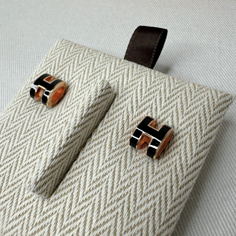 HERMES 全新Mini Pop H耳環-2