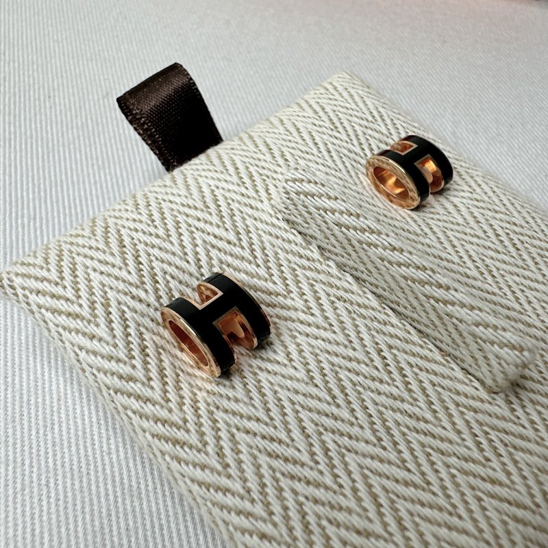 HERMES 全新Mini Pop H耳環-5