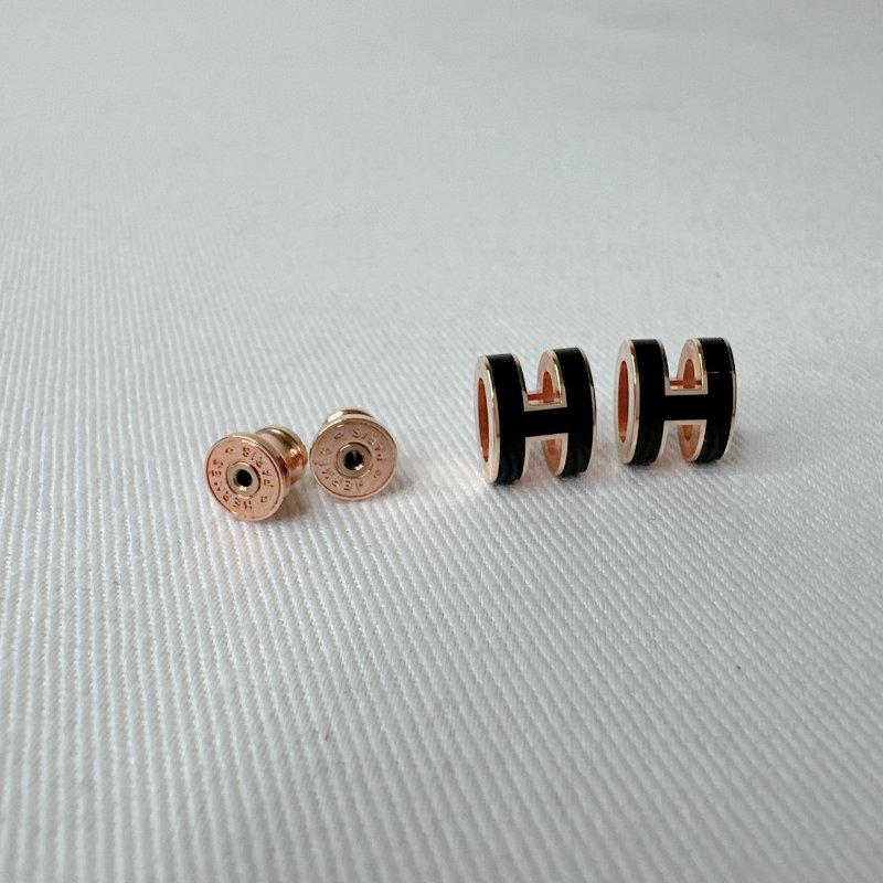 HERMES 全新Mini Pop H耳環-7