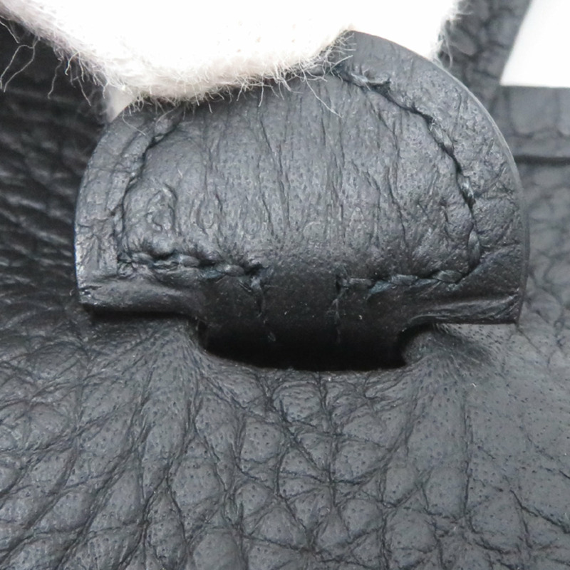 愛馬仕 Evelyne TPM(K 印記,2025 年)女士單肩包,Taurillon Clemence 皮革,黑色-6