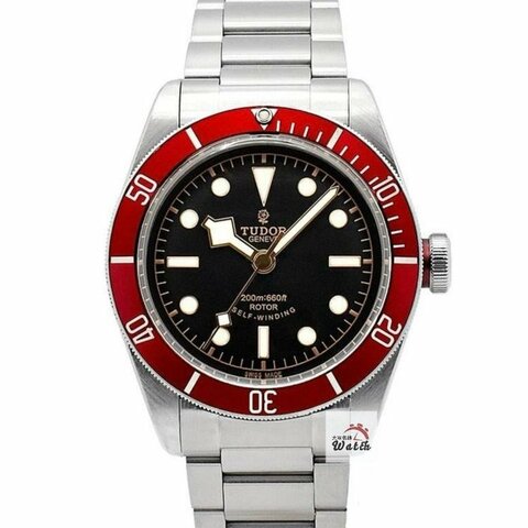 【大眾名錶】 TUDOR帝舵 BLACK BAY系列 79220R 2014/04 黑面紅圈 玫瑰花 B974