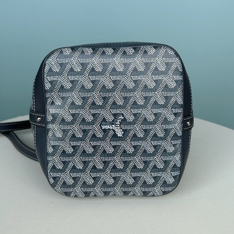 Goyard戈雅灰色水桶包斜挎包 尺寸16*23釐米,附件塵袋-4